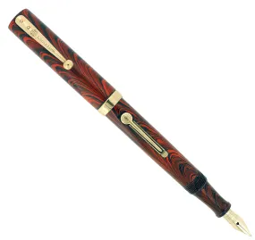 1920S WATERMAN 52V RIPPLE RIPPLE M-BBB 2.12MM FLEX NIB FOUNTAIN PEN RESTORED