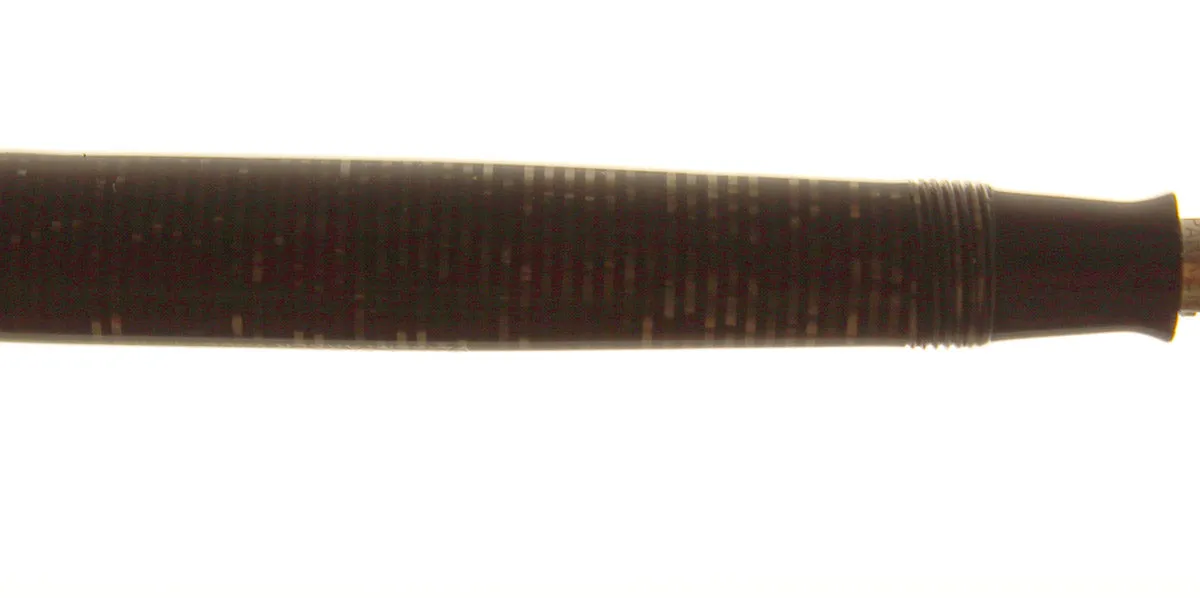 1940 PARKER VACUMATIC SILVER PEARL DOUBLE JEWEL LONG MAJOR FOUNTAIN PEN RESTORED
