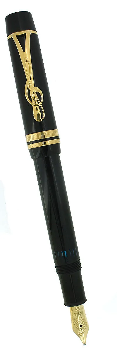 1997 MONTBLANC LEONARD BERNSTEIN 18K STUB NIB SPECIAL EDITION FOUNTAIN PEN