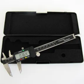 6" LED Screen Electronic Digital Vernier Caliper Featuring SAE&Metric Measuring Jaws