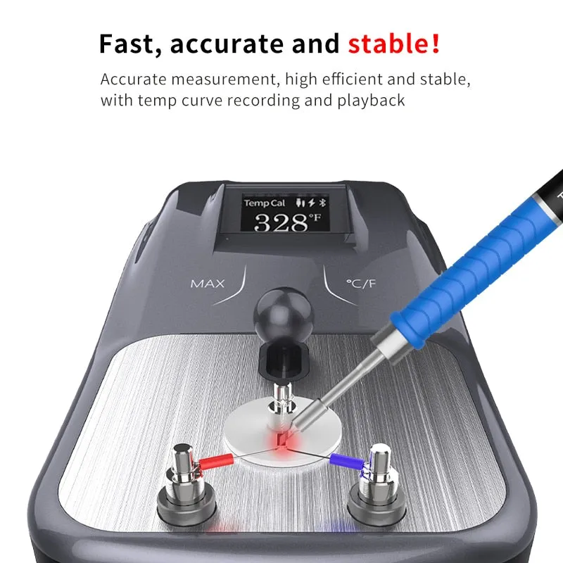 Aixun DT01 Digital Thermometer Soldering Iron Head Air Gun Curve Record Temperature Automatic Calibration Tools Sets