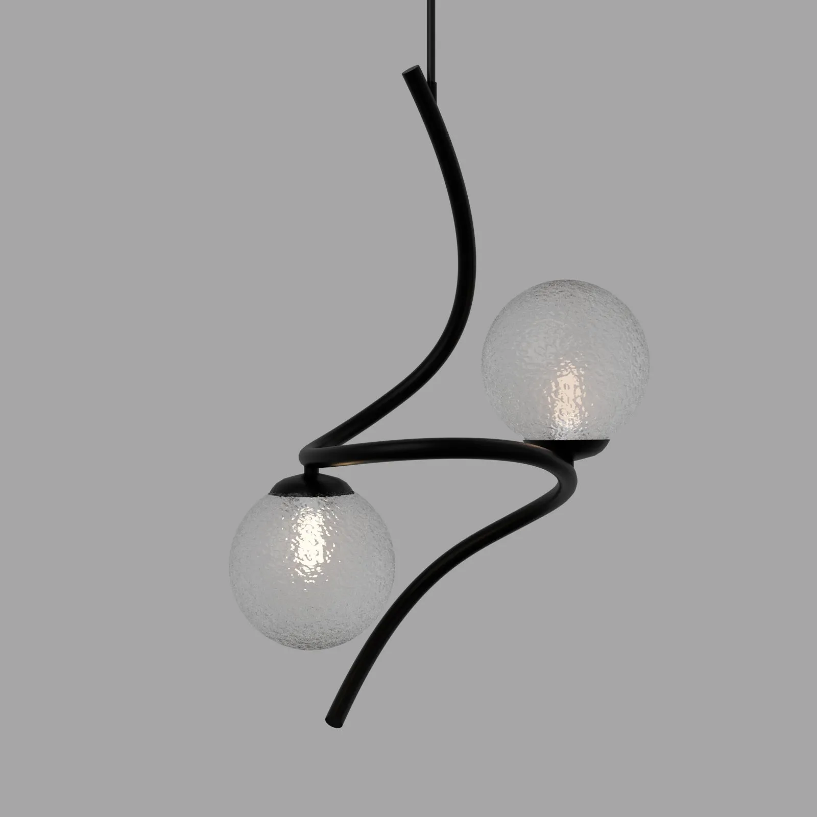 ALFA 2-Lights Modern Style Glass Pendant Light Fixtures Dining Room Kitchen Island G9