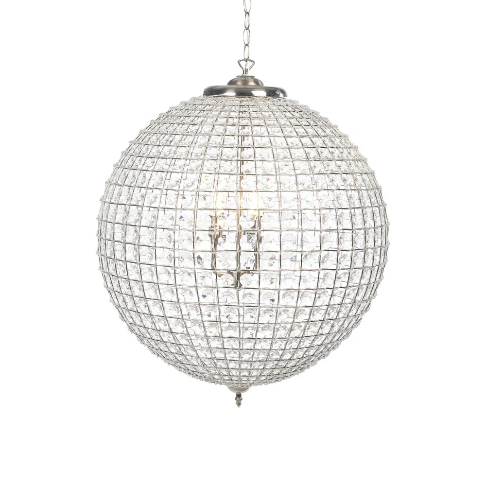 Ballon Crystal Ceiling Light In Various Sizes & Finishes