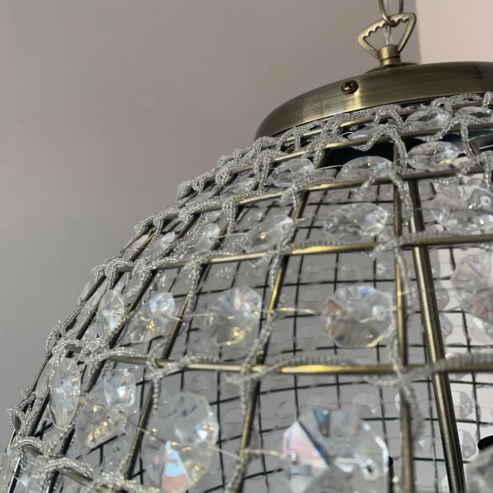 Ballon Crystal Ceiling Light In Various Sizes & Finishes