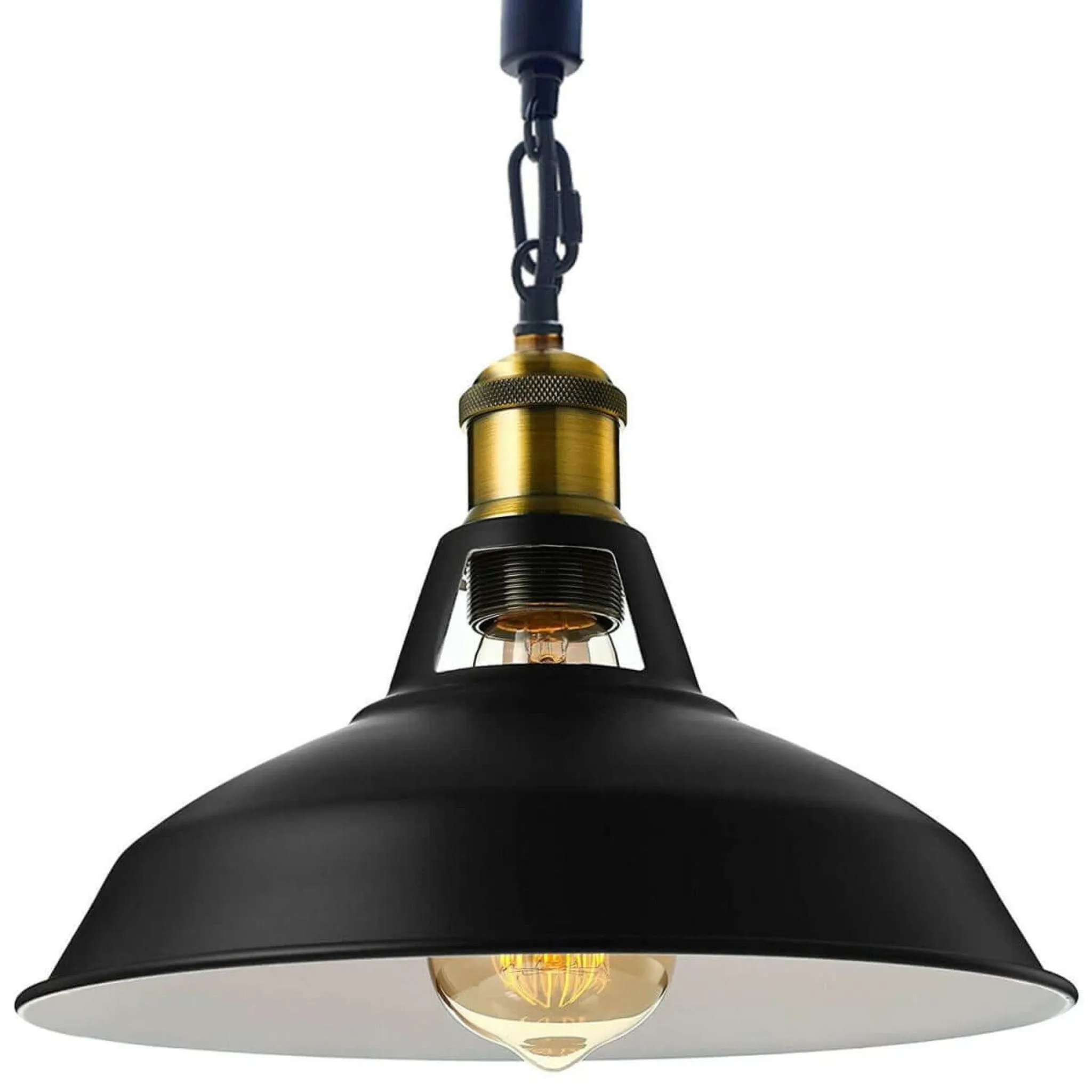 Ceiling Lights Black Metal Ceiling Pendant Light Hemp Rope
