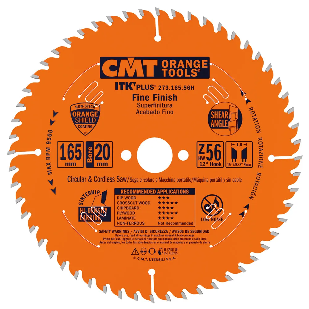 CMT Orange Tools 273.050.20D ULTRA FINISH 50x1.1/0.8x10mm  T=20 ATB