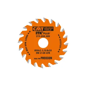CMT Orange Tools 273.050.20D ULTRA FINISH 50x1.1/0.8x10mm  T=20 ATB