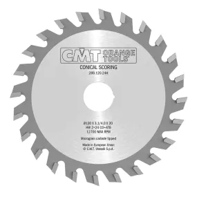 CMT Orange Tools 288.160.36O INDUSTRIAL SCORING CONICAL 160x4.3-5.5x55mm   T=36 CO FLAT