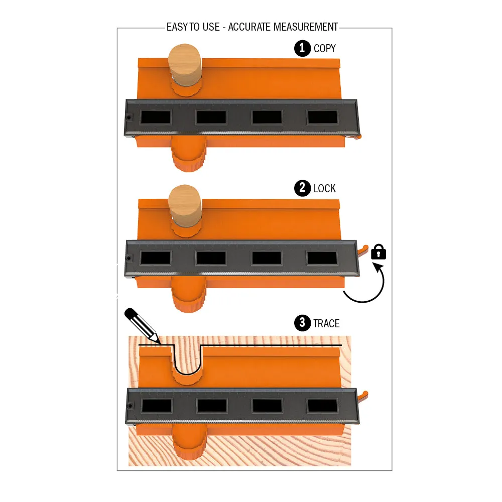 CMT Orange Tools CDG-001 CONTOUR DUPLICATOR GAUGE
