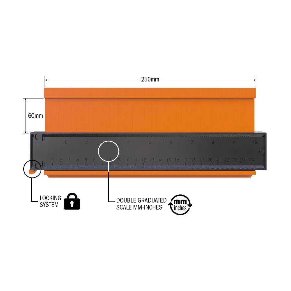 CMT Orange Tools CDG-001 CONTOUR DUPLICATOR GAUGE