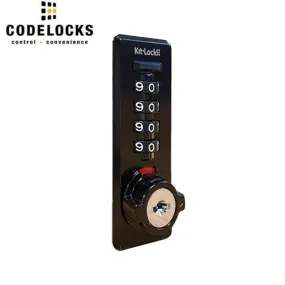 CodeLocks - KL20 - Mechanical Combination Lock - Kit Lock - Optional Handing - Black