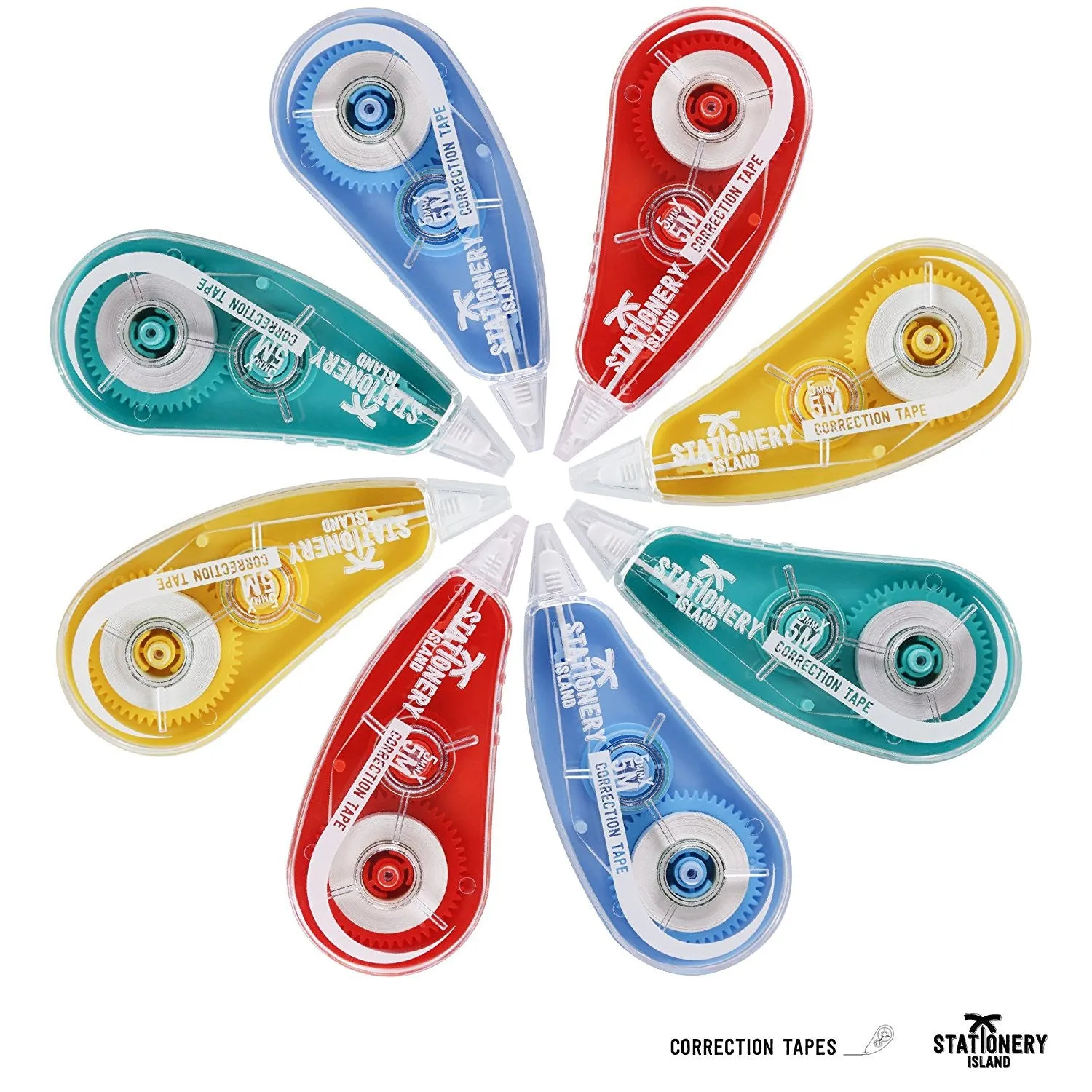 Correction Tape Roller Mouse 5m x 5mm - Pack of 8