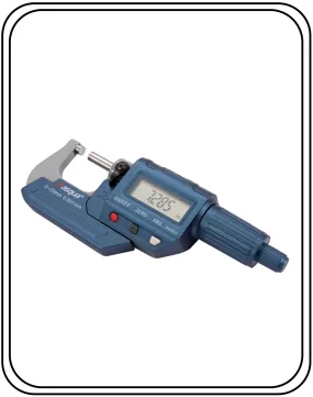 DASQUA Digital Outside Micrometer Inch/Metric 0.00005″/0.001 Mm Resolution pack of 1