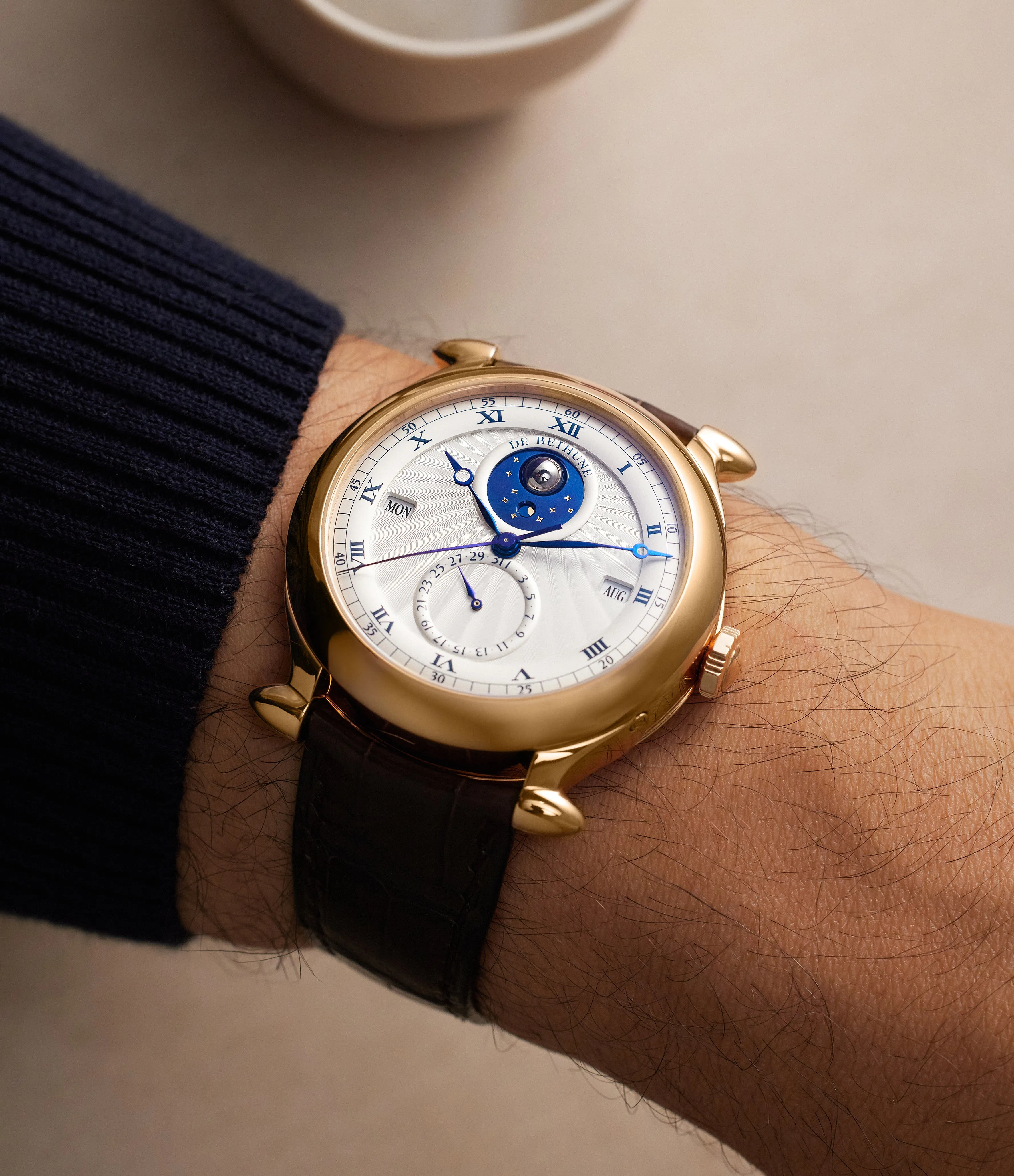 DB16R | Tourbillon Regulator | Rose Gold