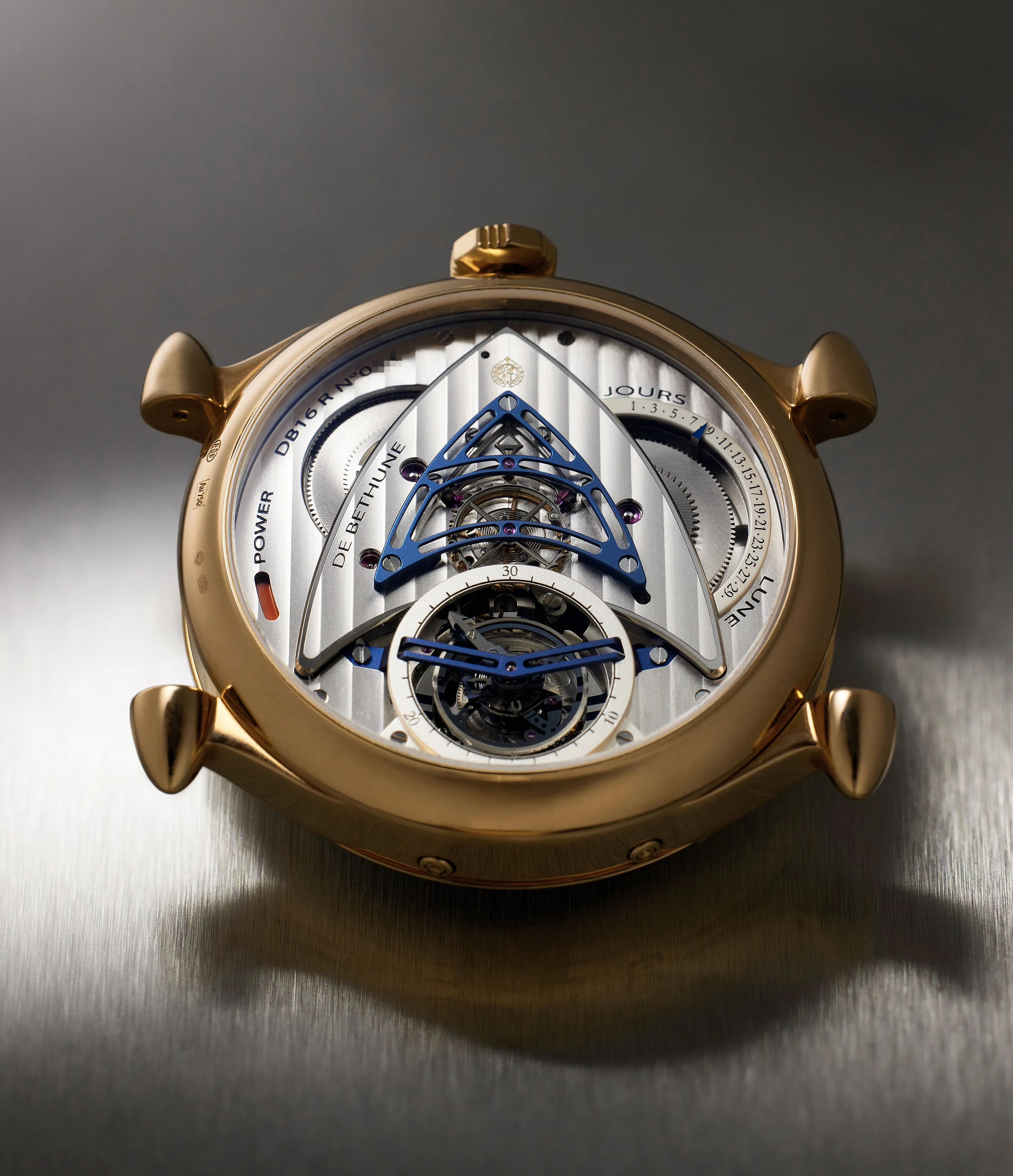 DB16R | Tourbillon Regulator | Rose Gold