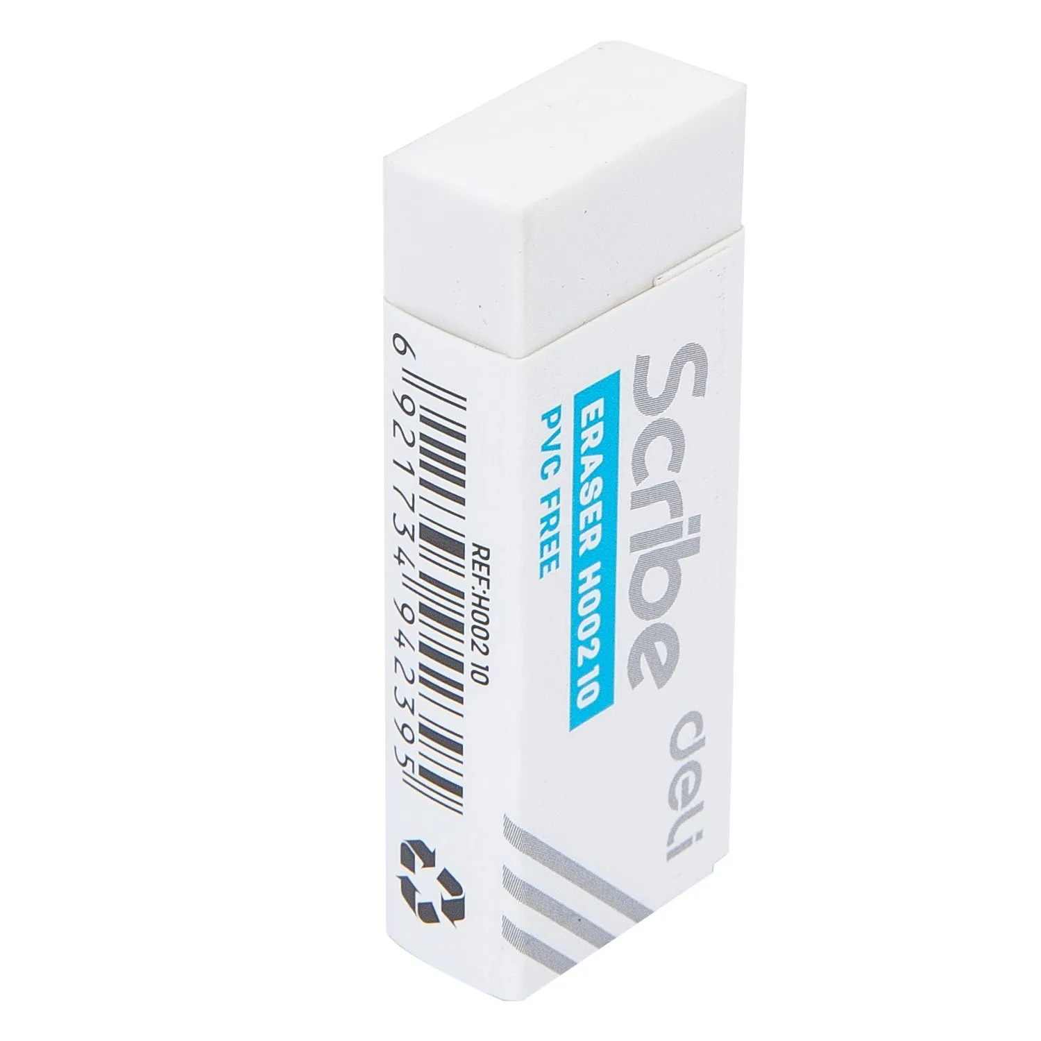 Deli Scribe Eraser 54×20×10mm White