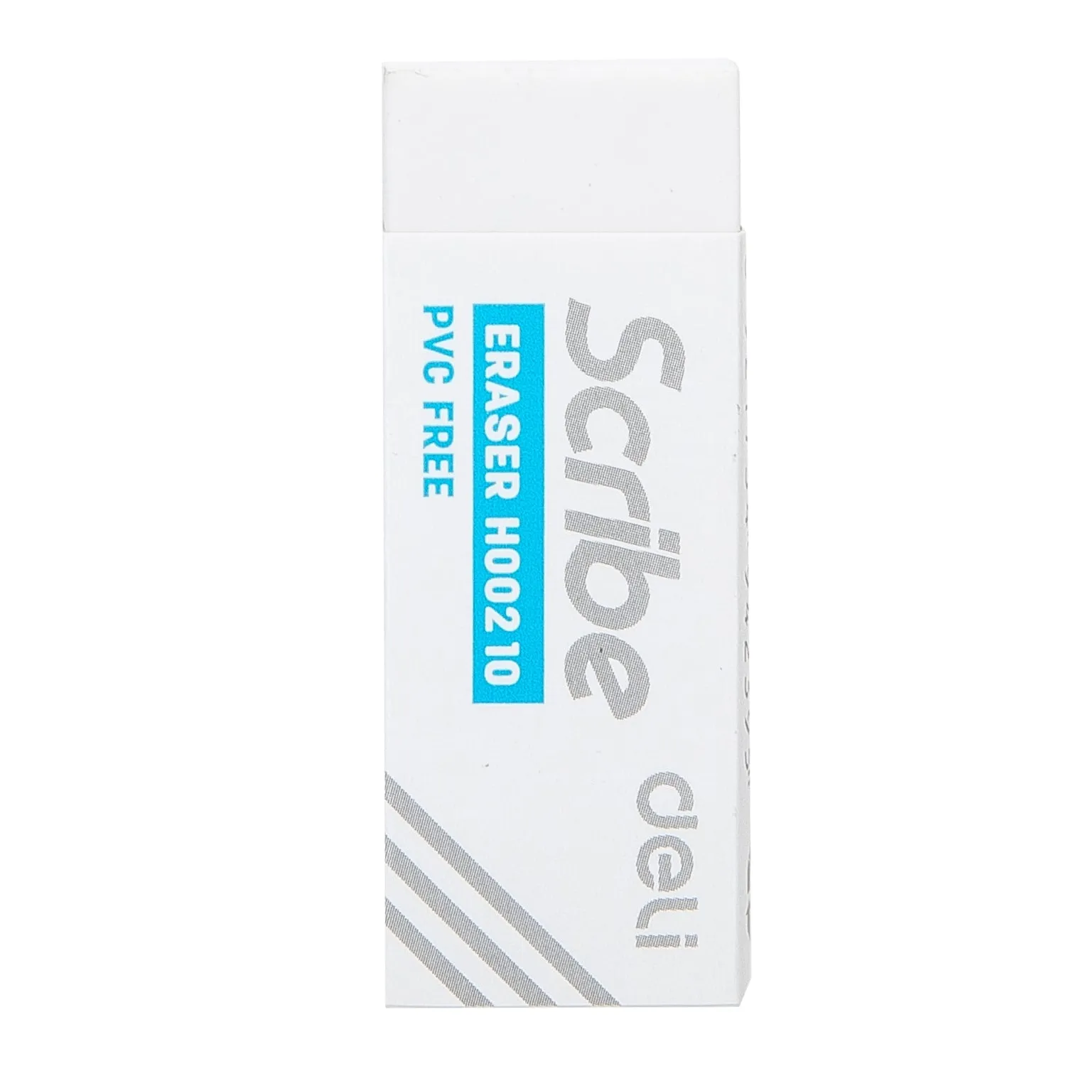 Deli Scribe Eraser 54×20×10mm White