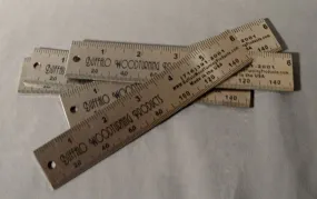 English/Metric Stainless Steel Scale 6" or 12"