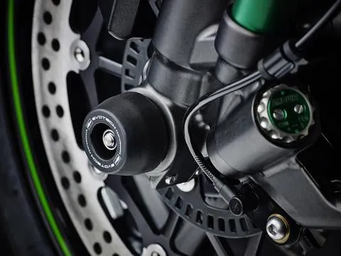 Evotech Performance Front Spindle Bobbins for Kawasaki Ninja 650 2017 , Z650 2017 (13630)