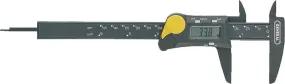 General 147 Caliper, 0 to 6 in, 1.57 in Jaw, Digital, LCD Display, Stainless Steel :EA: QUANTITY: 1