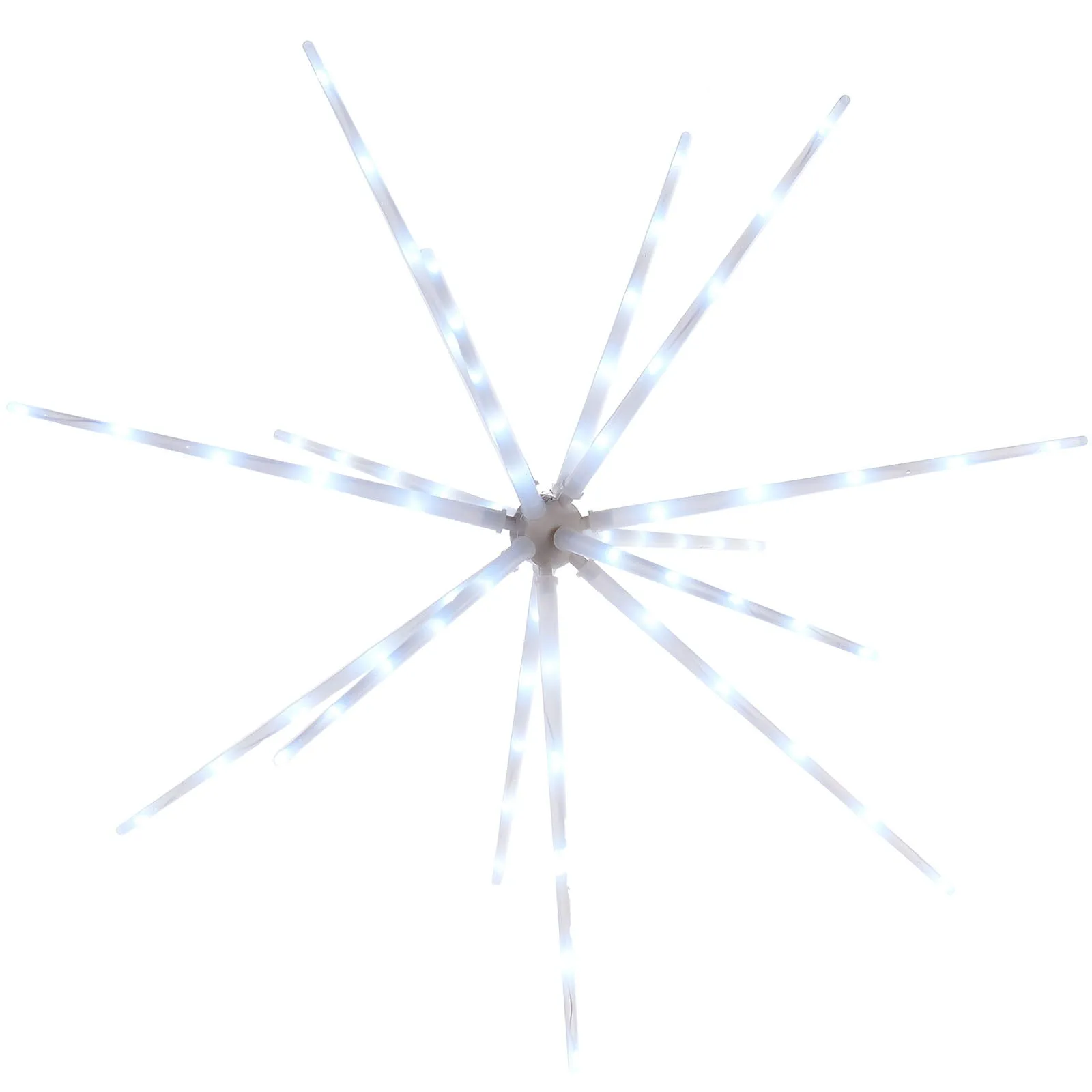 Hanging Starburst Decoration, Ice White, 51 cm