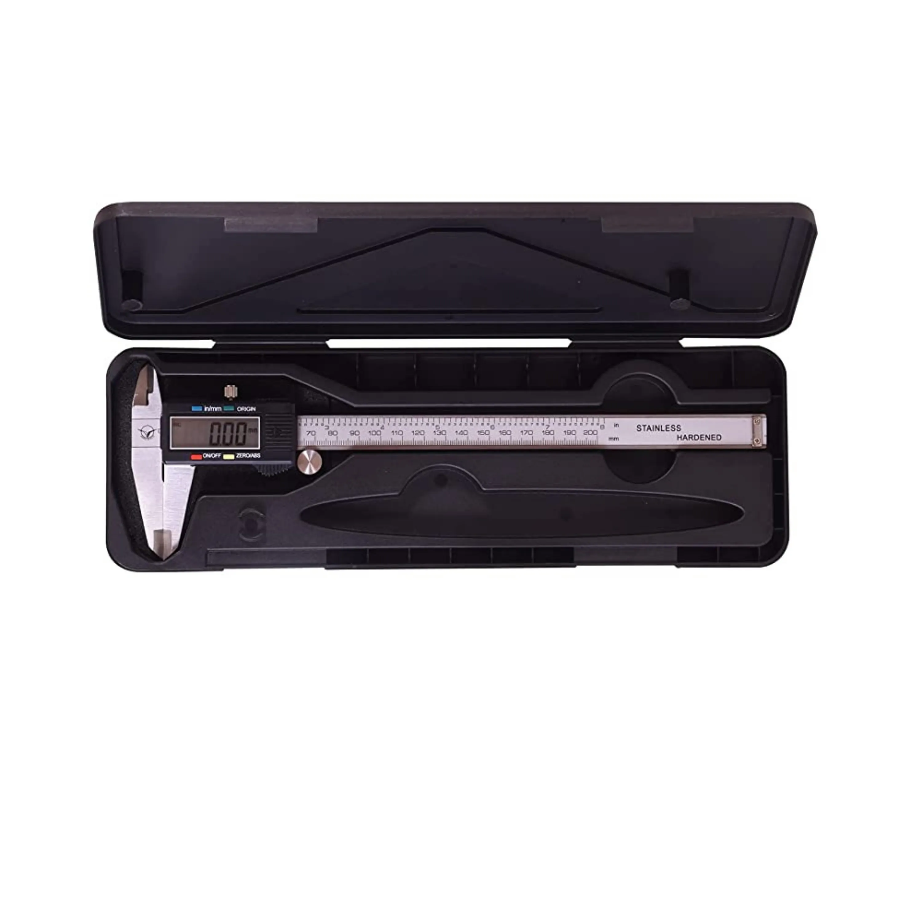 Homdum Vernier caliper digital 200mm Aerospace inner and outer diameter/length Accuracy measuring calipers With Fine Adjustment measurement upto 20 cm and 8inch.