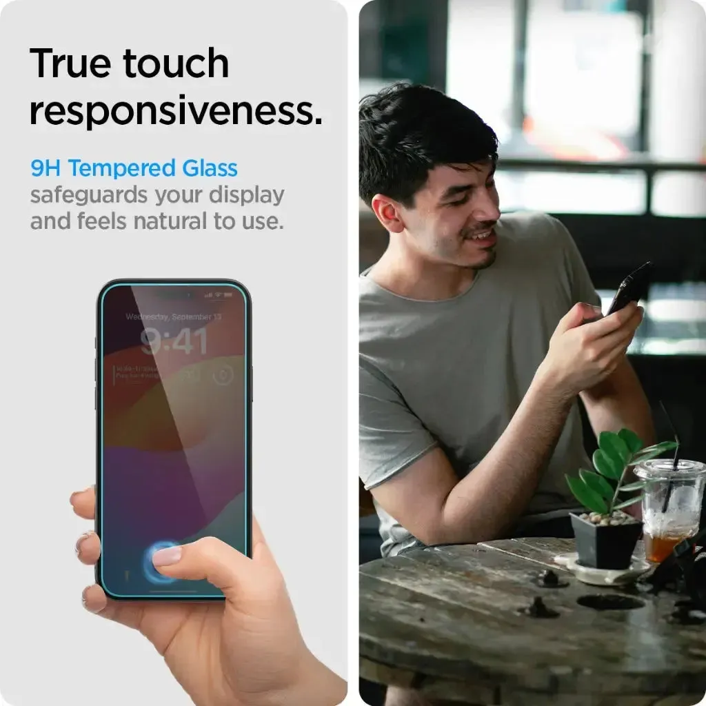 iPhone 16 / iPhone 15 Privacy Screen Protector Glas.tR EZ Fit