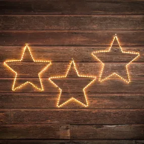 LED Star Lights - Set of 3
