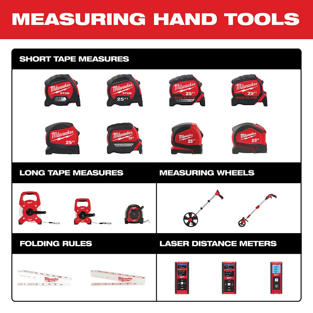 Milwaukee 48-22-6625E 25' Compact Tape Measure w/ Engineer Scale