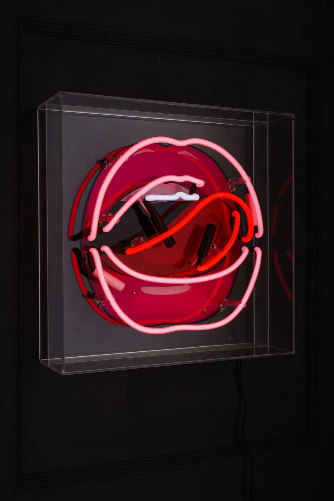 Mouth Neon Light Box