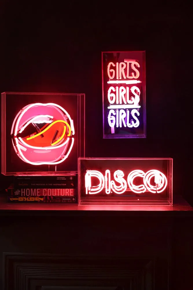 Mouth Neon Light Box