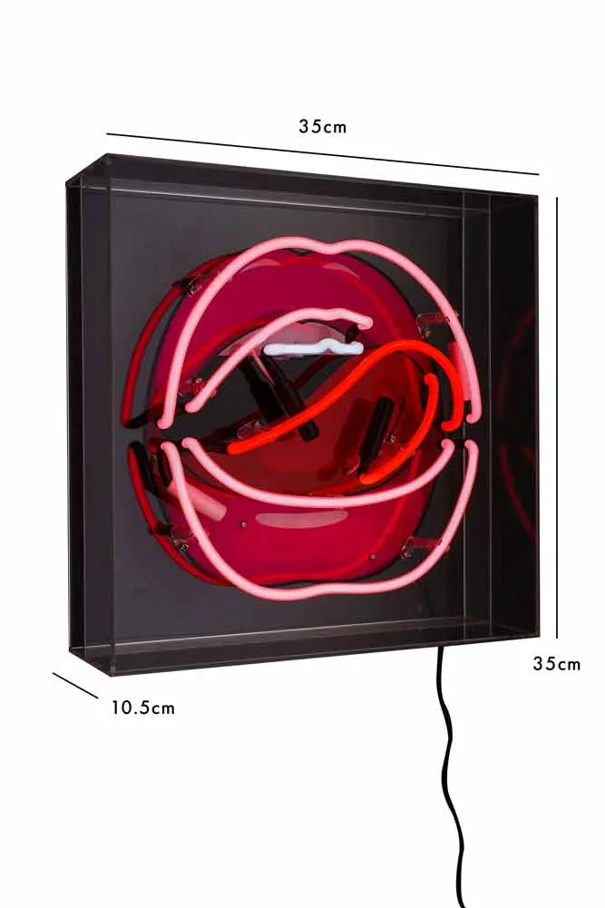 Mouth Neon Light Box
