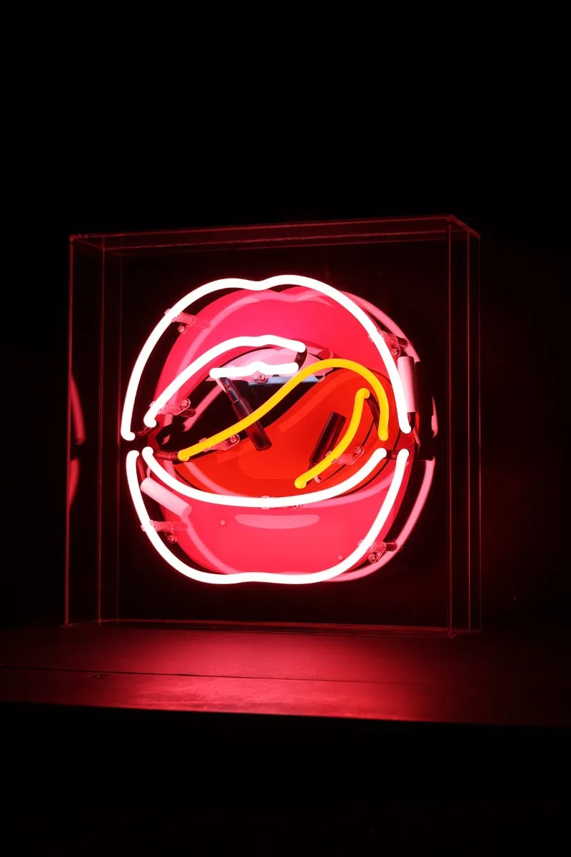 Mouth Neon Light Box