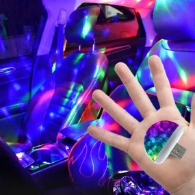 NLpearl 2021 Fashion Multi Color USB LED Car Interior Lighting Kit Atmosphere Light Neon Colorful Lamps