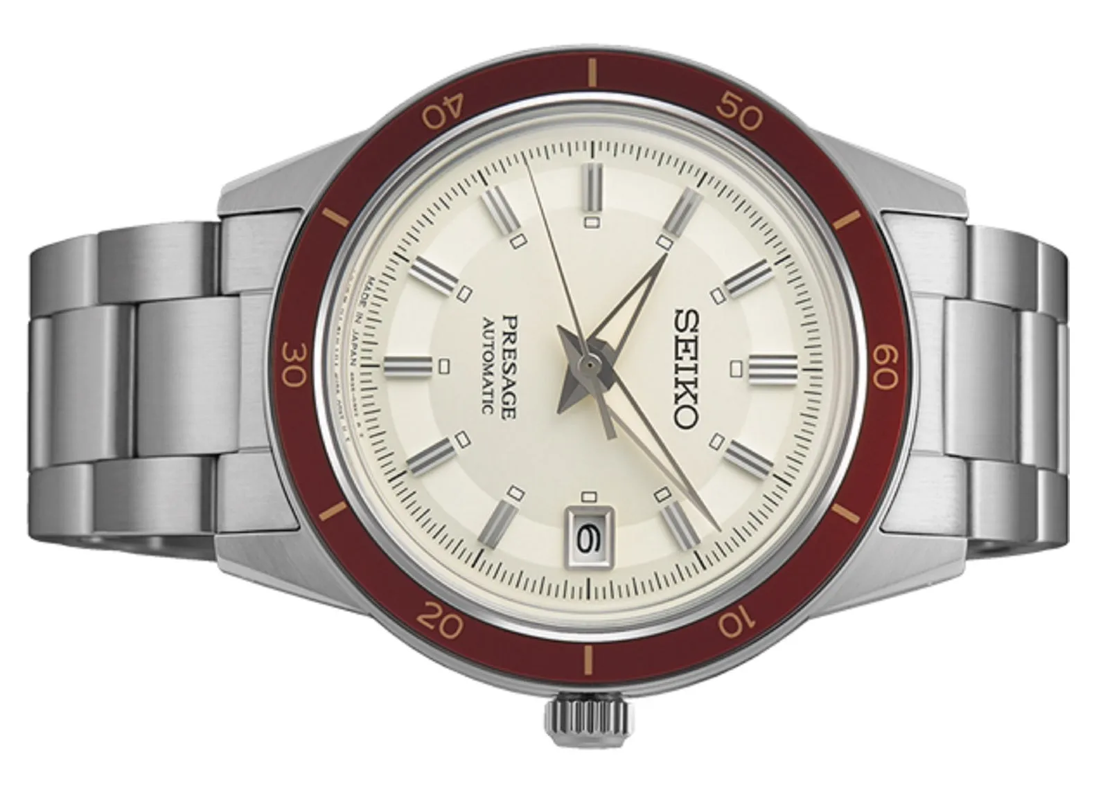 Seiko SRPH93J Presage Style 60s Automatic Watch Men