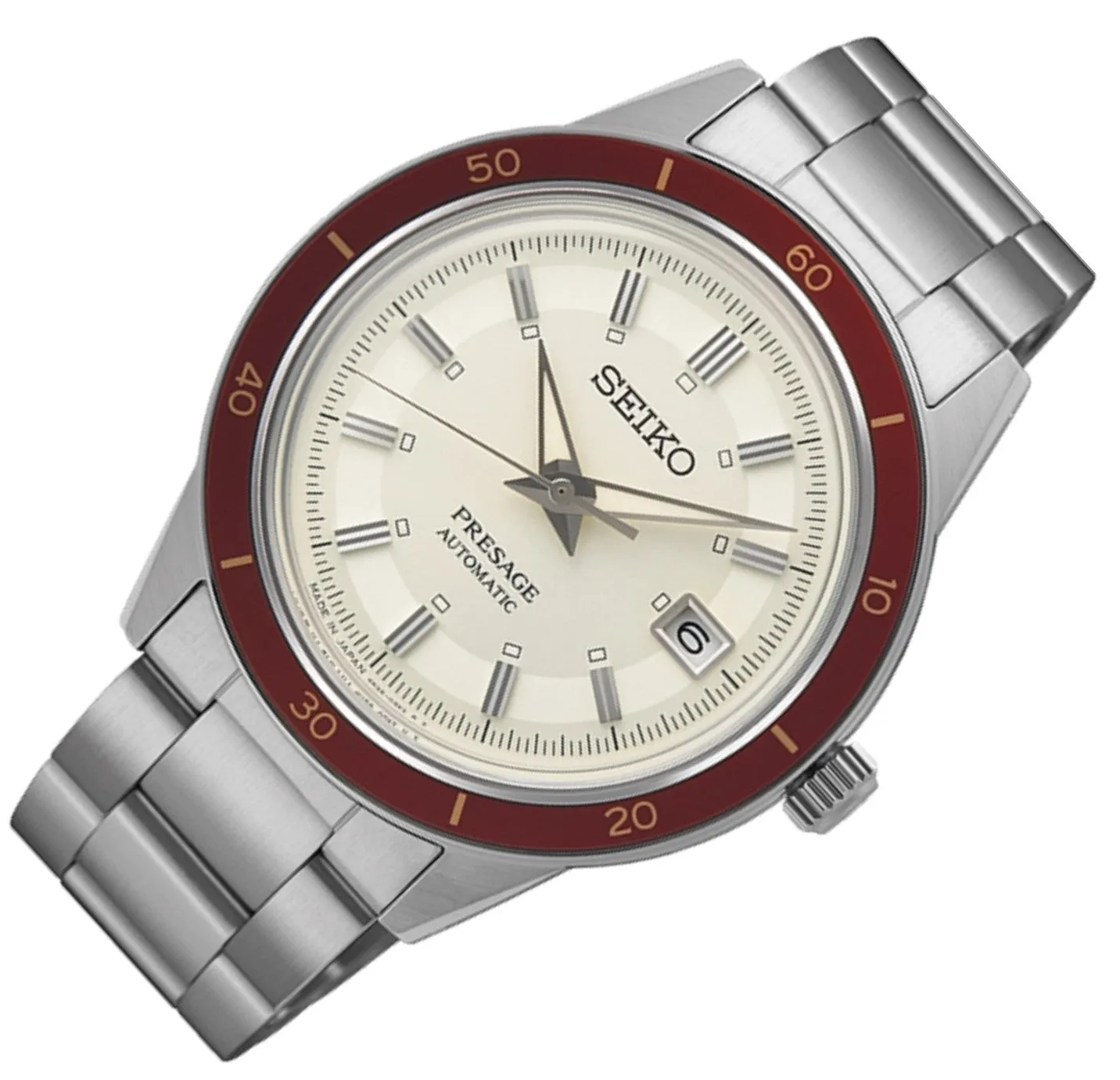 Seiko SRPH93J Presage Style 60s Automatic Watch Men
