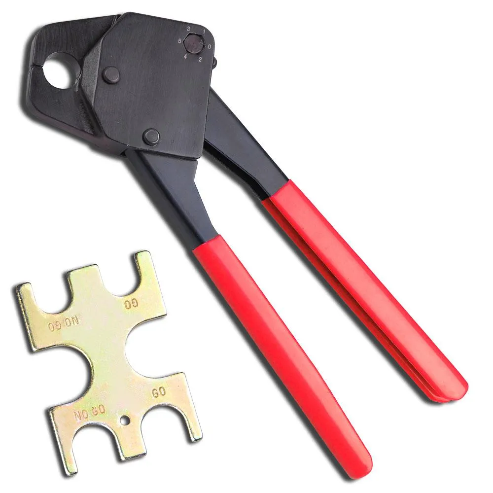 TheLAShop 1/2" PEX Crimper Crimping Tool w/ Gauge Color Optional