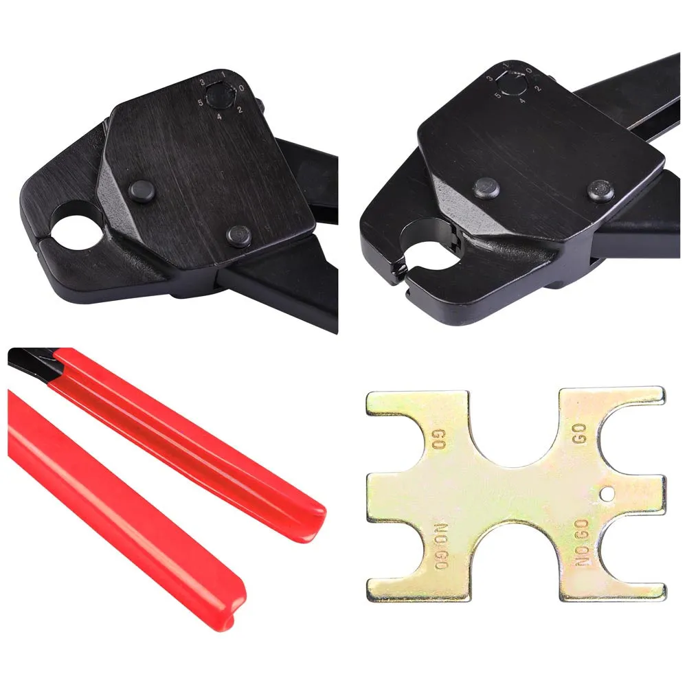 TheLAShop 1/2" PEX Crimper Crimping Tool w/ Gauge Color Optional