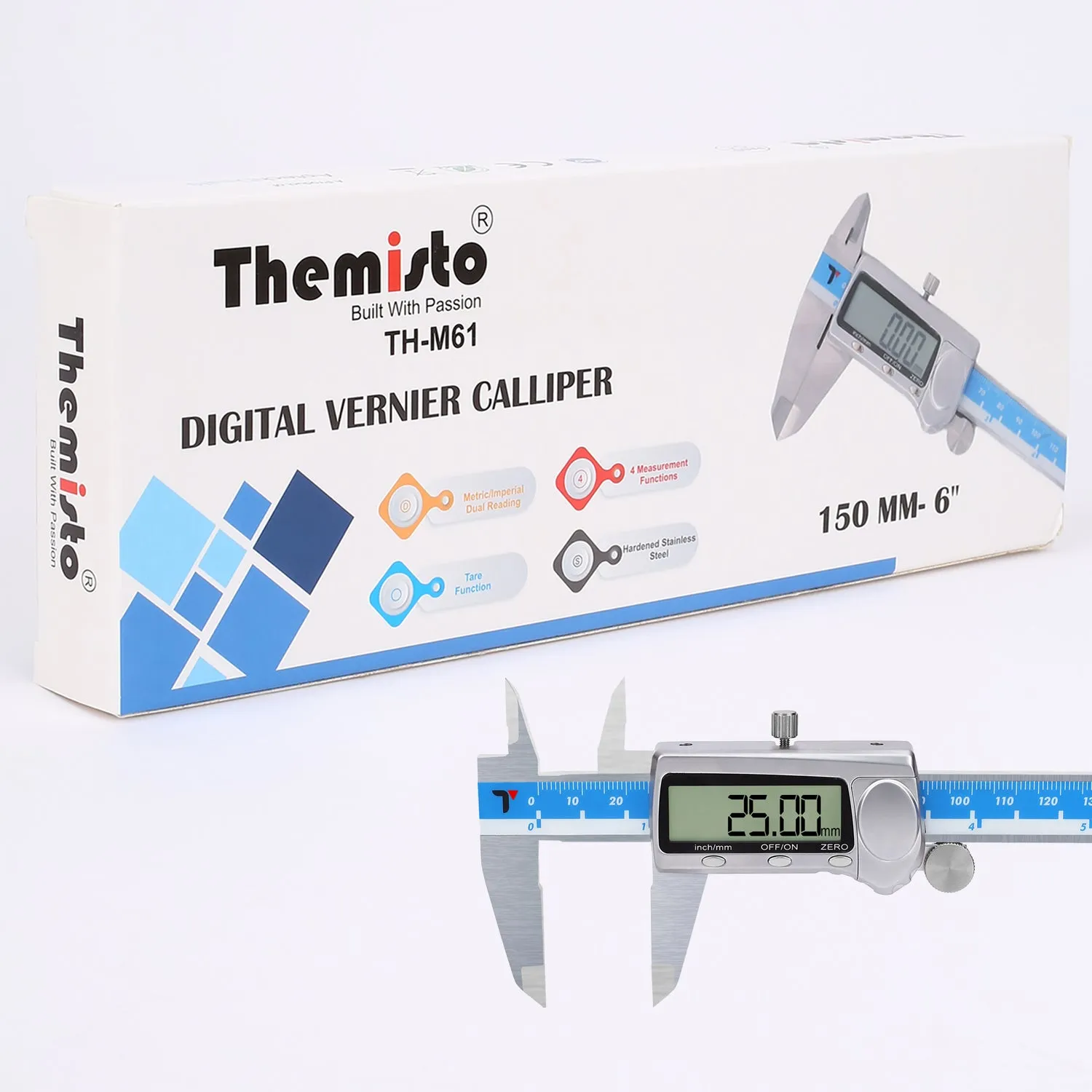 Themisto TH-M61 Digital Vernier Calliper (0-150MM/6")