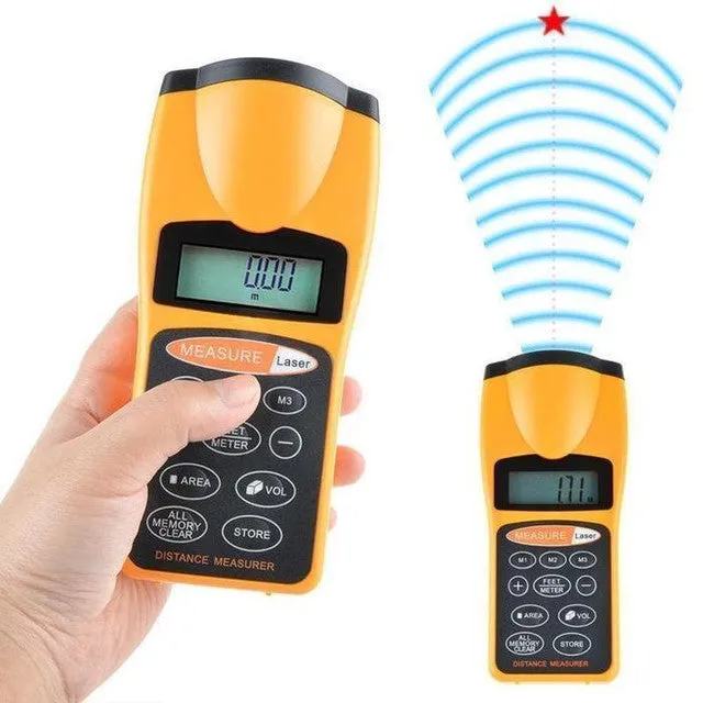 Ultrasonic Distance Measurer Laser Point Cp-3007