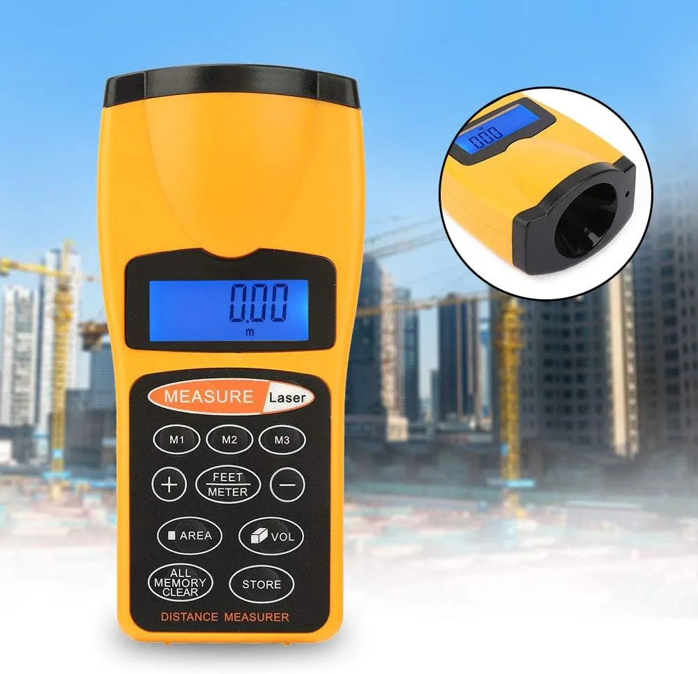 Ultrasonic Distance Measurer Laser Point Cp-3007