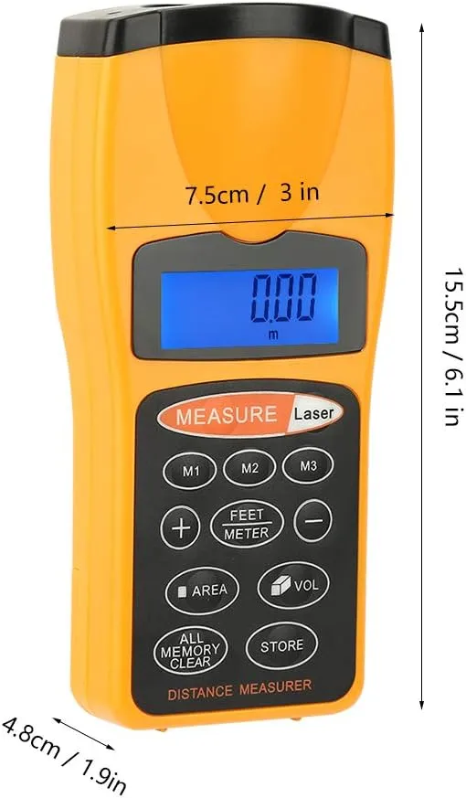Ultrasonic Distance Measurer Laser Point Cp-3007