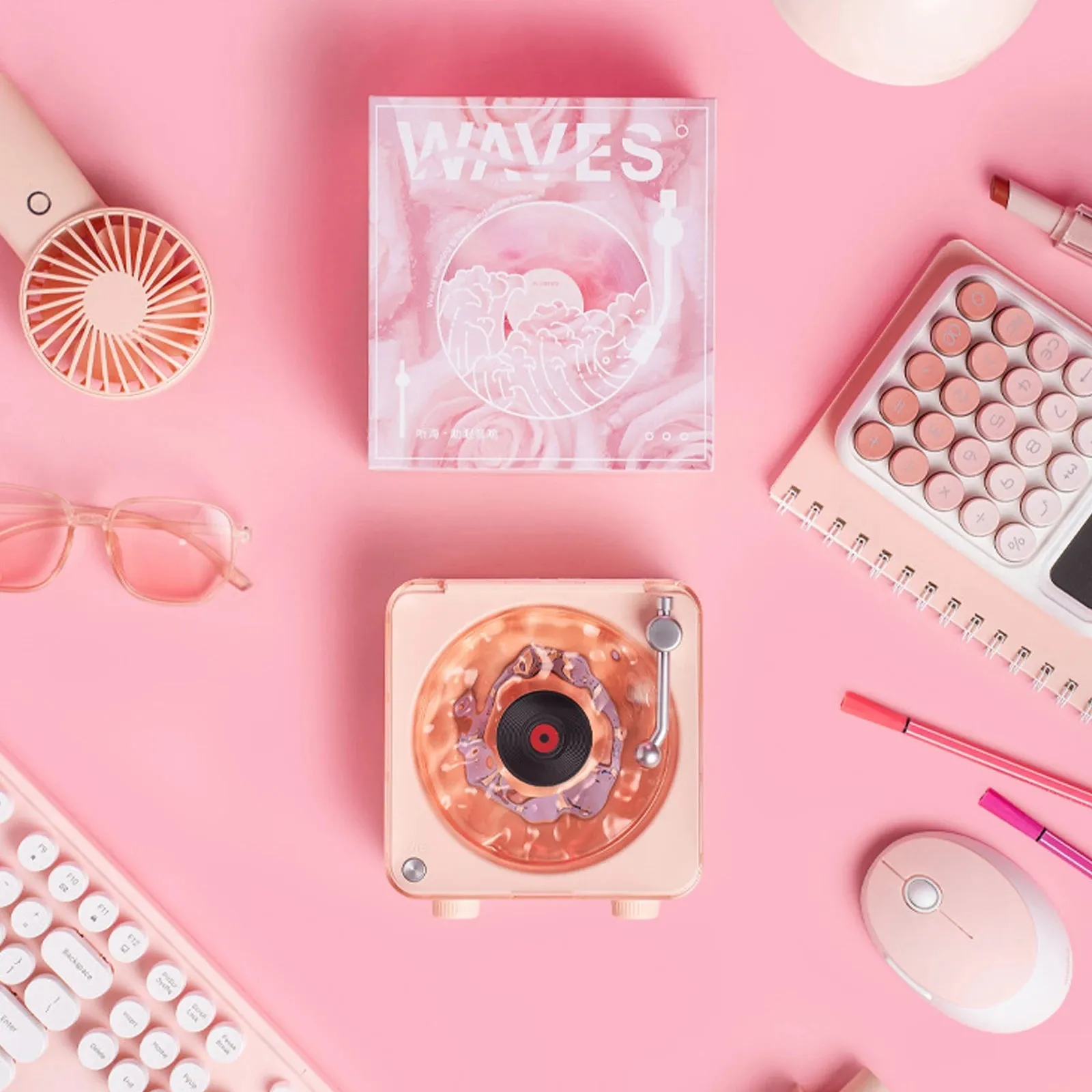 Waves Retro 'Vinyl Inspired' Bluetooth Speaker